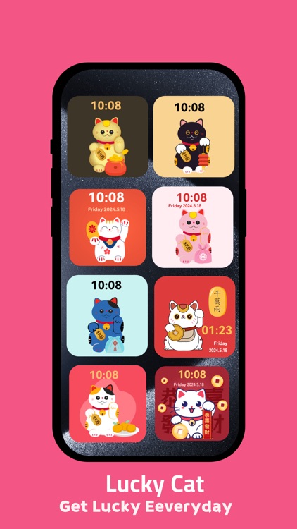 Lucky Widgets: Cute Cat Themes screenshot-4