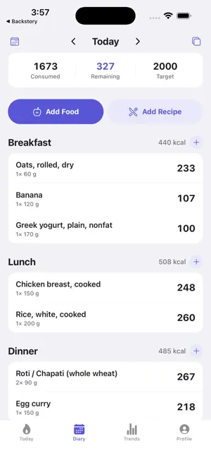 KaiCalory: Calorie Tracker screenshot 4