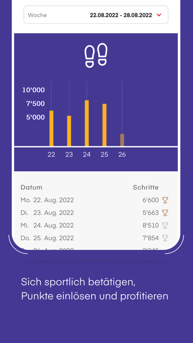 Visana-App iPhone screenshot 6 - Health & Fitness app