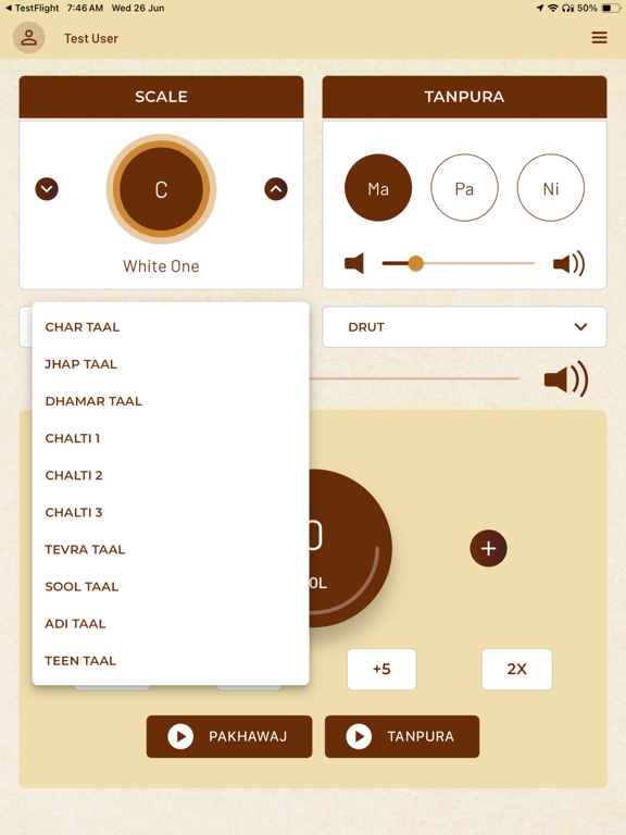Pakhawaj iPad screenshot 3 - Music app