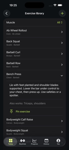 LiftLog: Gym & Workout Log screenshot 1