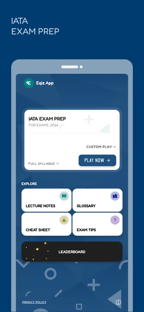 Screenshot #1 pour IATA Exam Prep: with AI