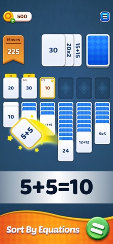 Solitaire Family: Math & Words iPhone screenshot