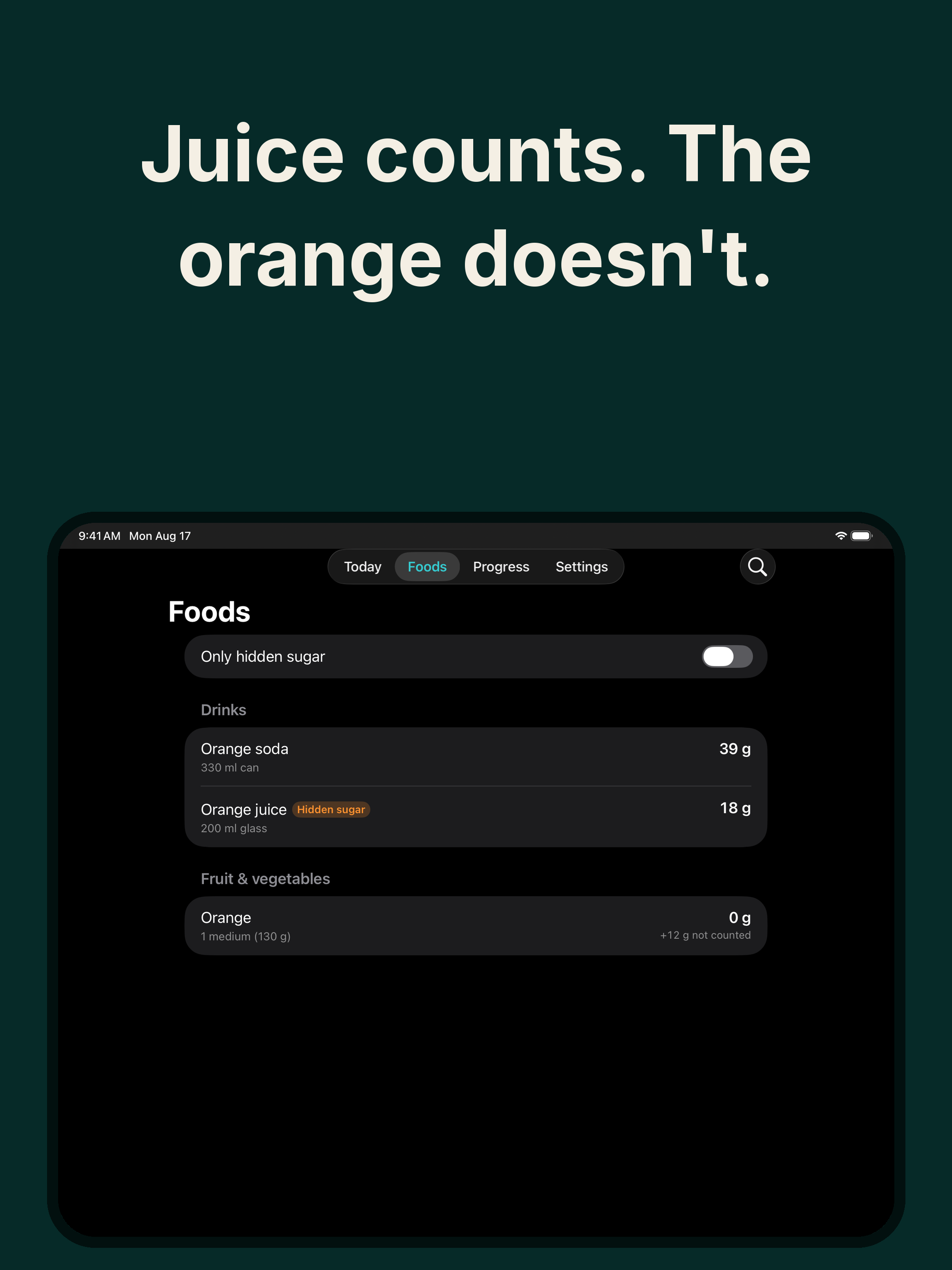 Added Sugar: Hidden Sugar Log screenshot 8