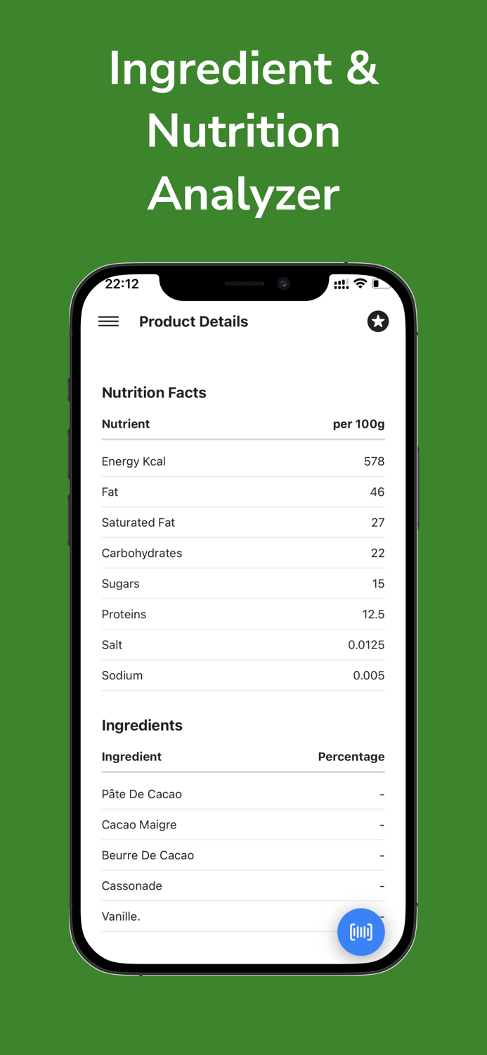 Yumalyze Scan and Eat Smart