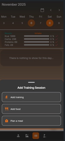 Nutrinergy Athlete screenshot