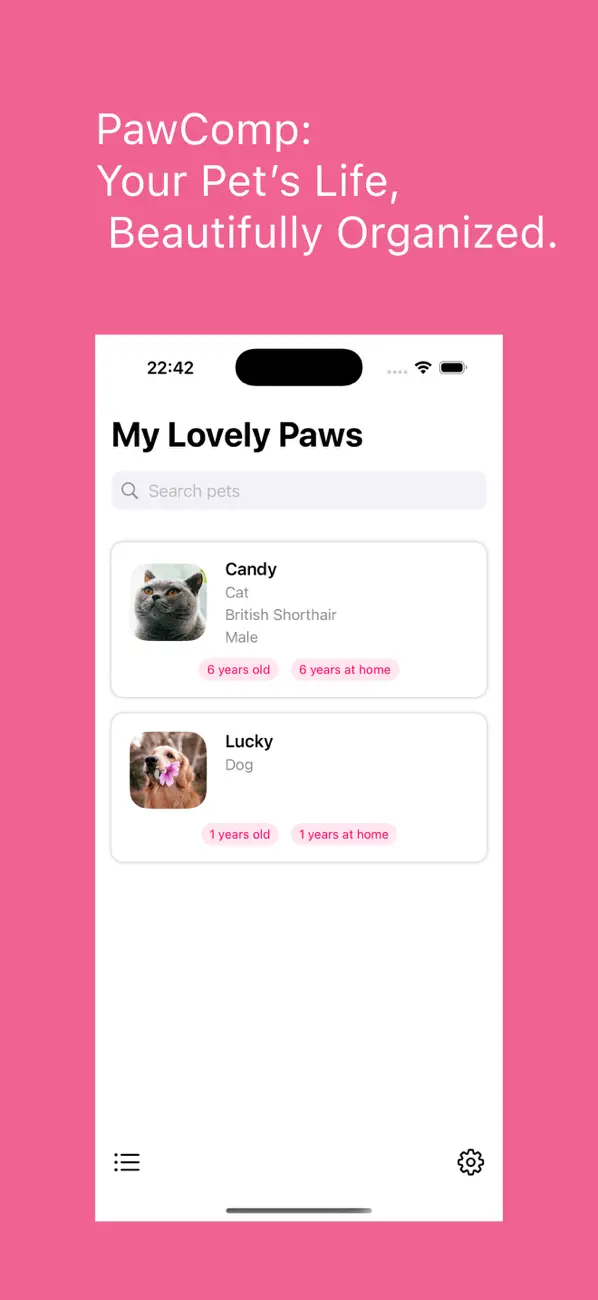 Screenshot #2 pour PawComp: Pet Care & Growth