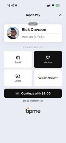 TipMe - Digital Tip Jar Screenshot 7 of 8