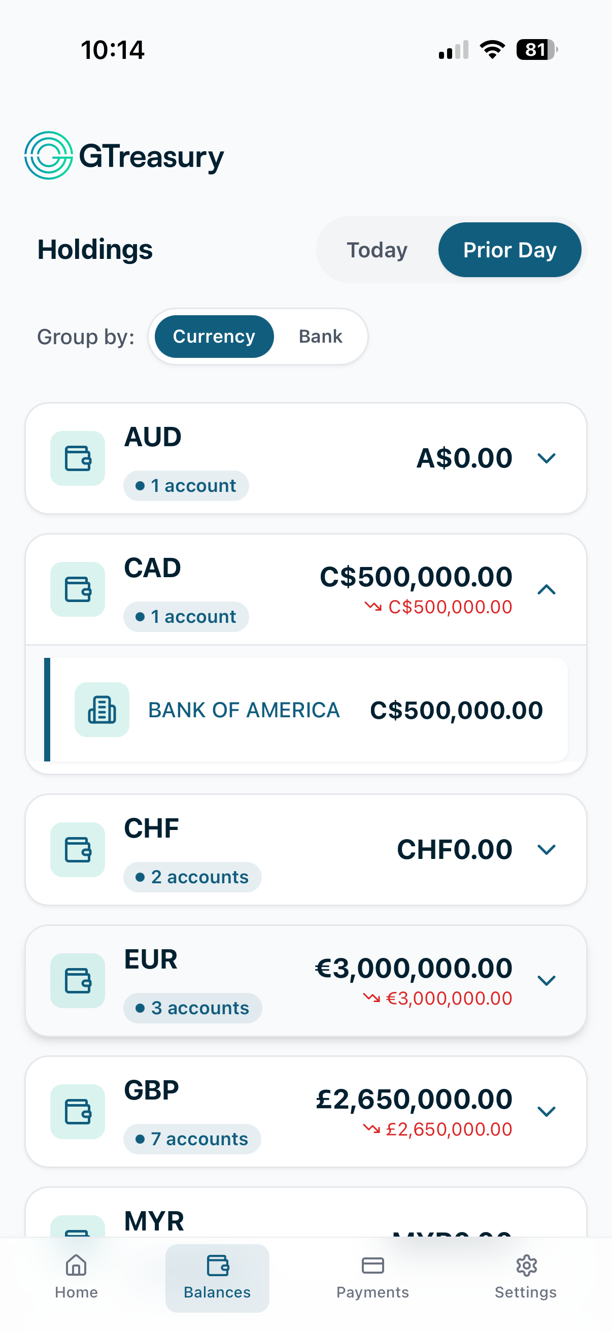 GTreasury