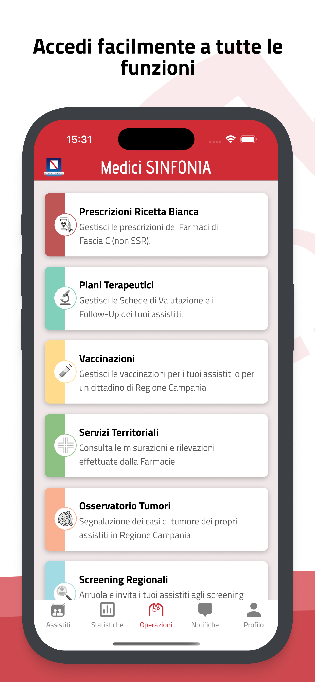 Medici SINFONIA screenshot 2
