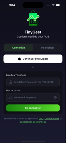 TinyGest : Gestion & Factures Screenshot 1 of 10