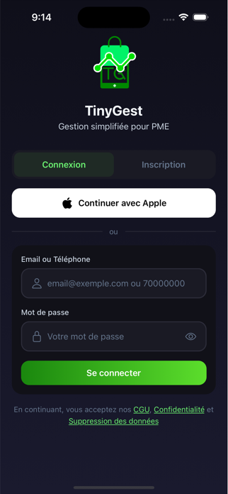 TinyGest : Gestion & Factures Screenshot 1 of 10