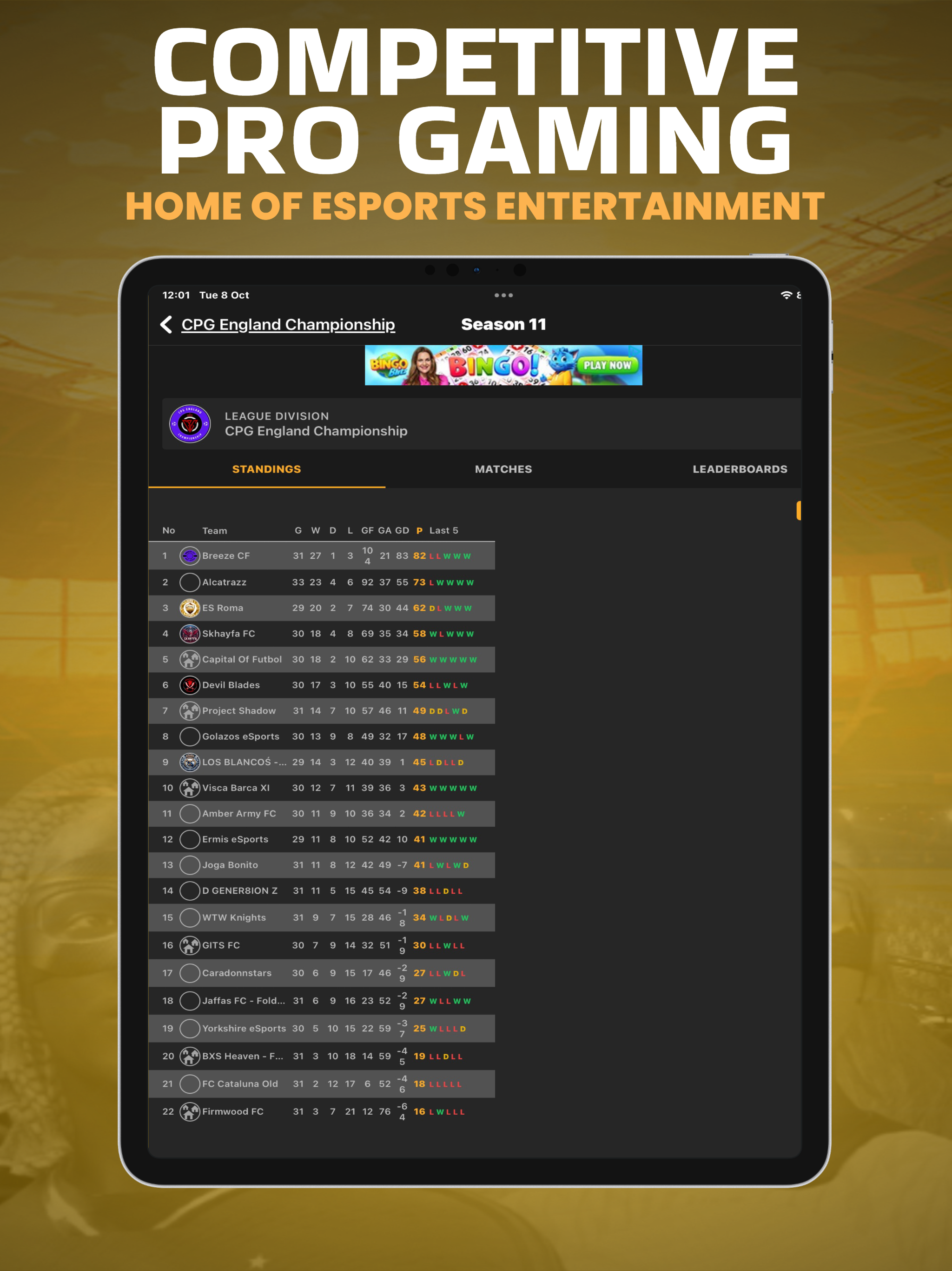 CPG - Competitive Pro Gaming