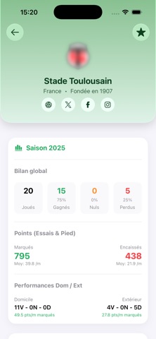 Rugby Tracker Screenshot 5 of 10