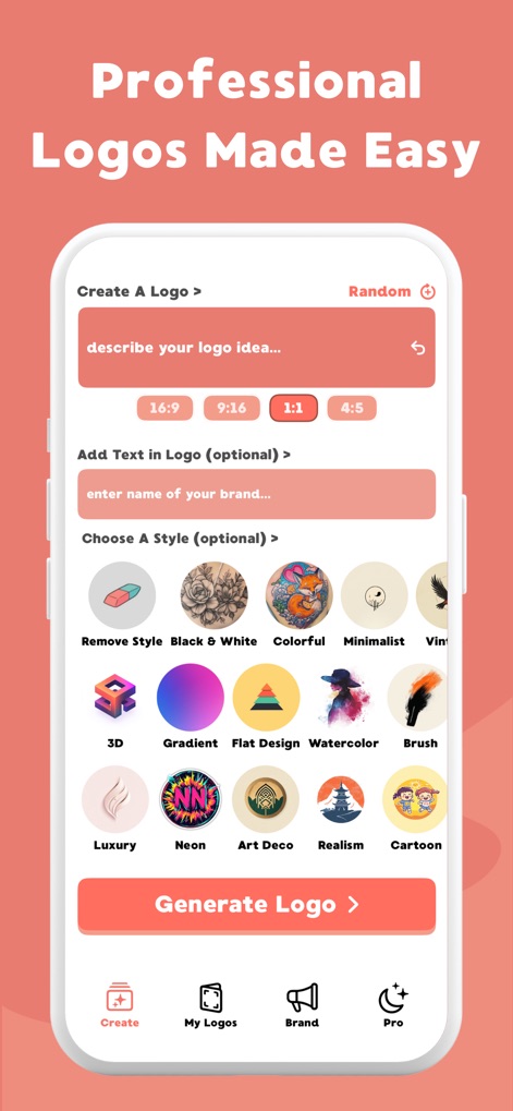 Logify: AI Logo Maker & Design - Graphics & Design App | MWM