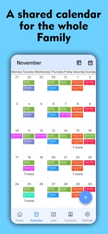 Shared calendar: FamilyCloud Screenshot 1 of 6