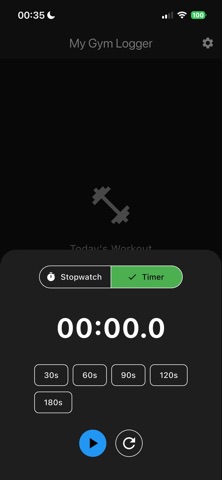 My Gym Logger screenshot