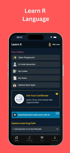 Learn R: Data Analysis & Code screenshot 1