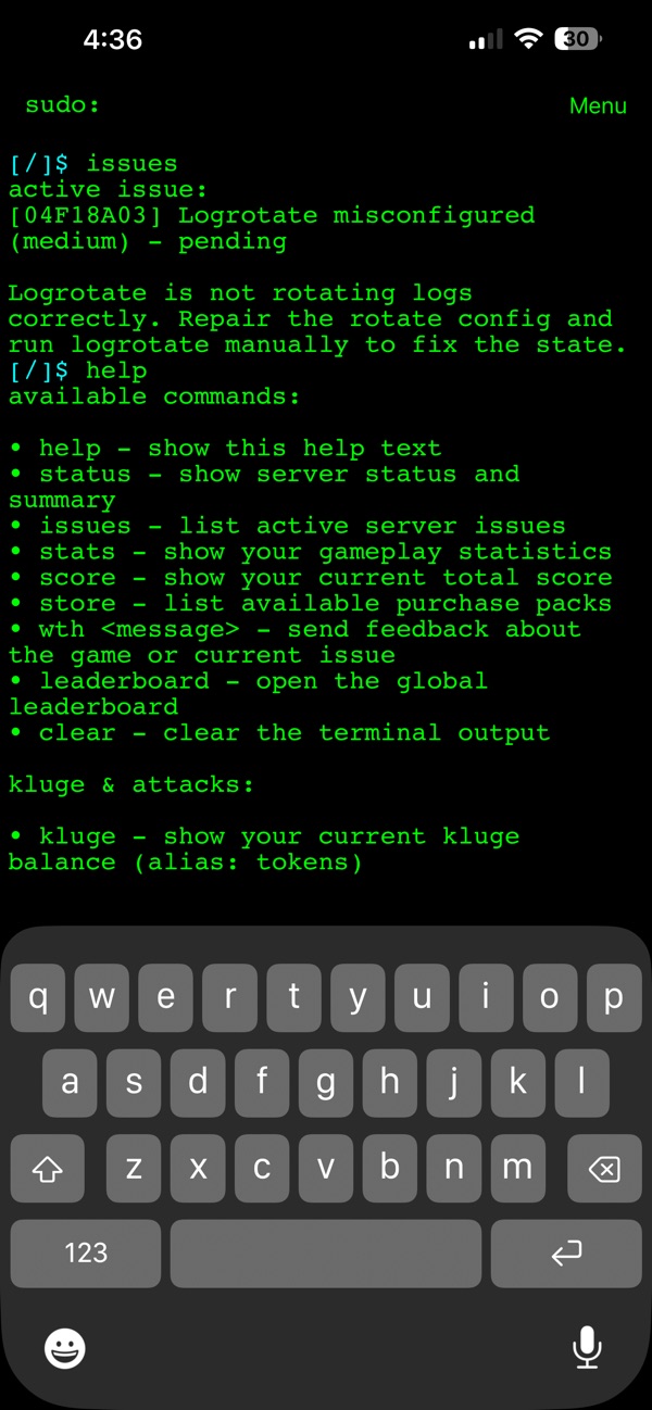 sudo - command line battle iphone images 2