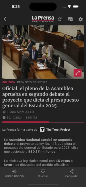 La Prensa Panamá screenshot 2