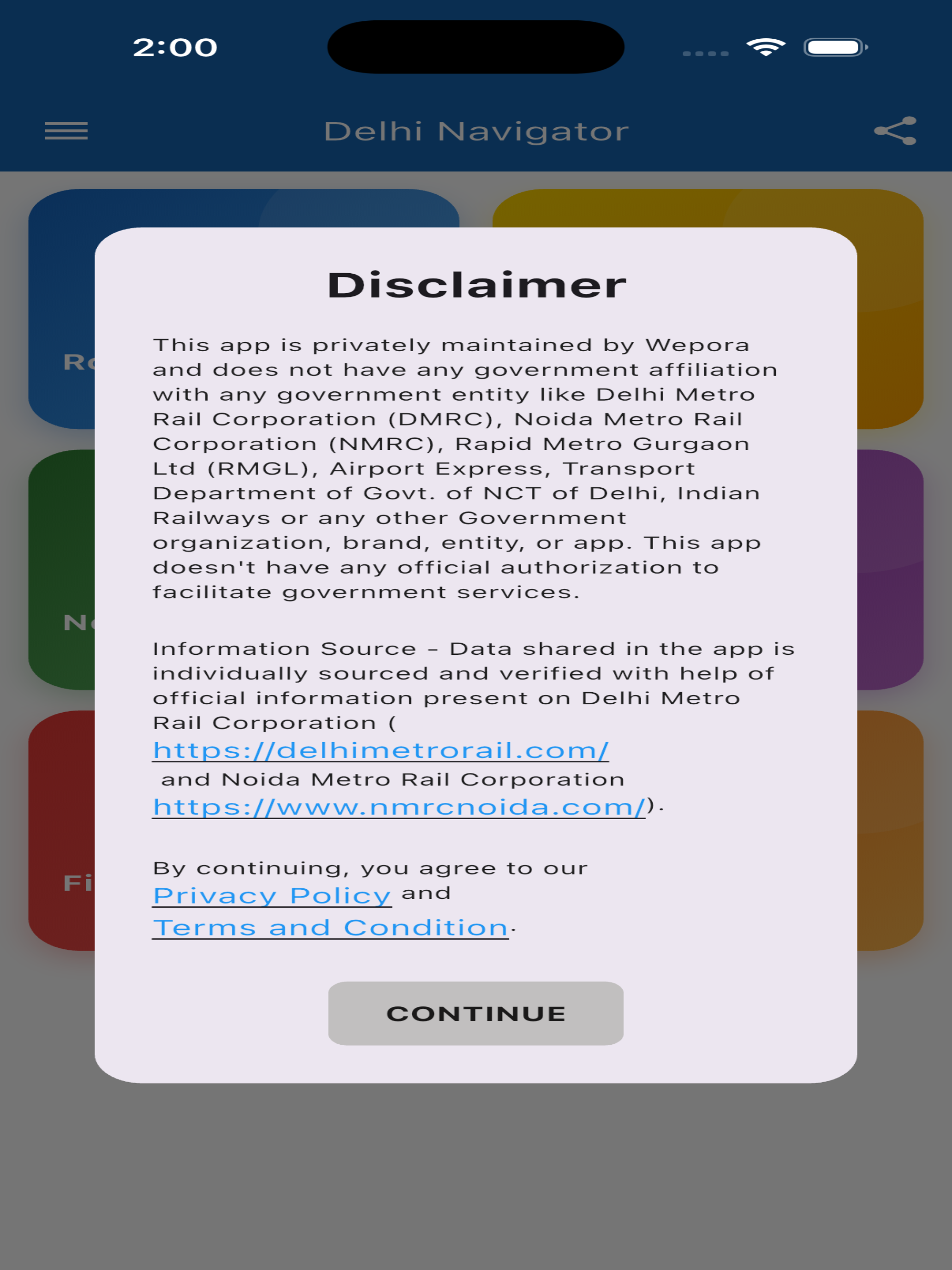 Delhi Navigator screenshot 6