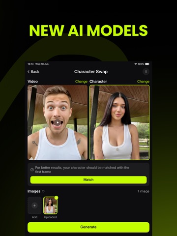 Hf: AI Video & Image Generator iPad screenshot