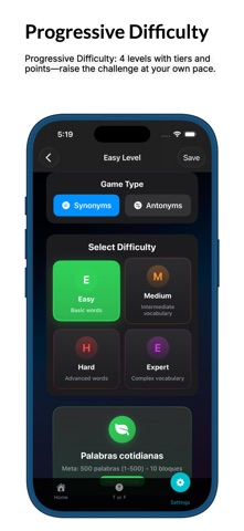 Trivia: Synonyms and Antonyms iPhone screenshot