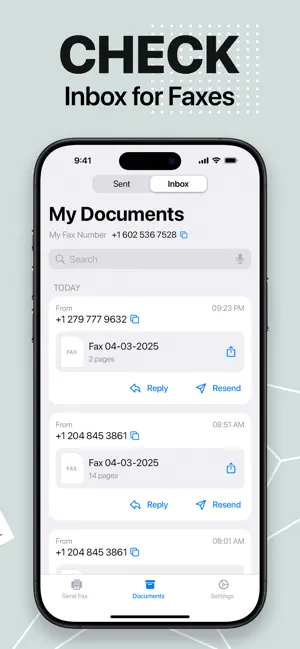 FaxFree: Send Fax From iPhone iPhone screenshot 3