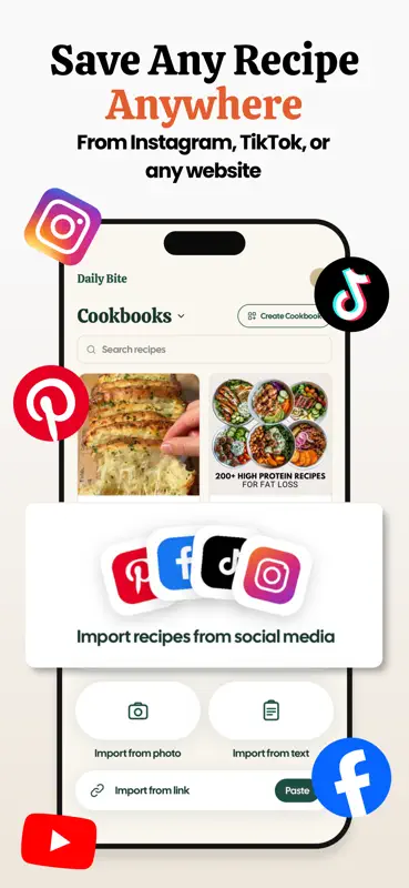 Daily Bite: Save Recipes screenshot 1 of 7