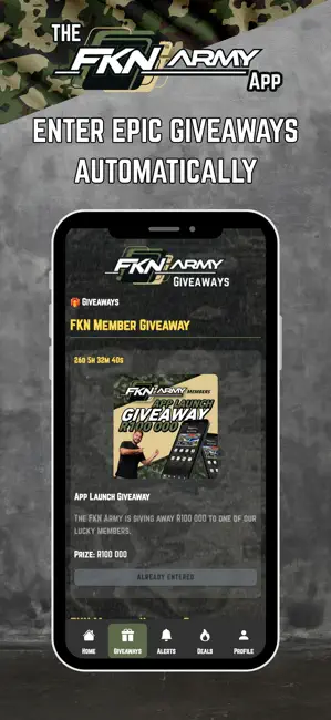 The FKN Army App iPhone screenshot 2