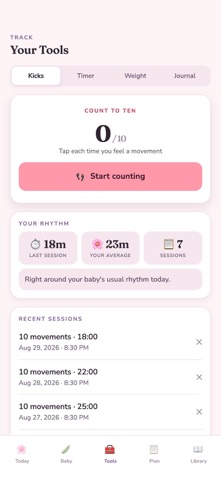 Sweet Pea: Pregnancy Tracker Screenshot 3 of 5