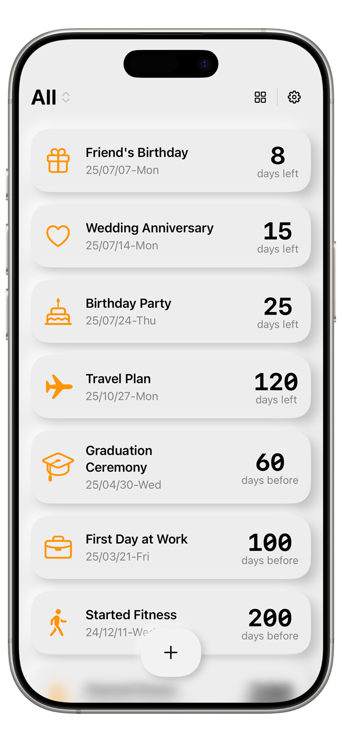 Daycraft-Countdown  Reminder