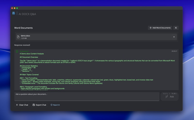 App screenshot
