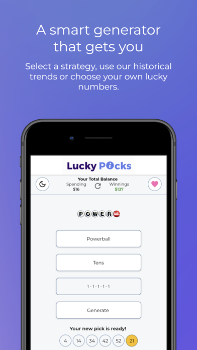 Lucky Picks - Lottery AI Screenshot
