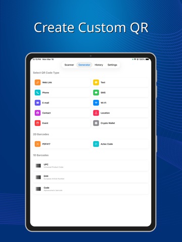QR Scanner Super iPad screenshot