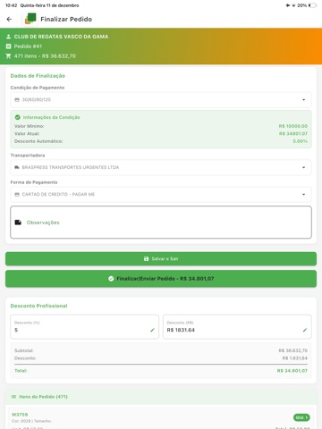 Matriz Vendas iA iPad screenshot