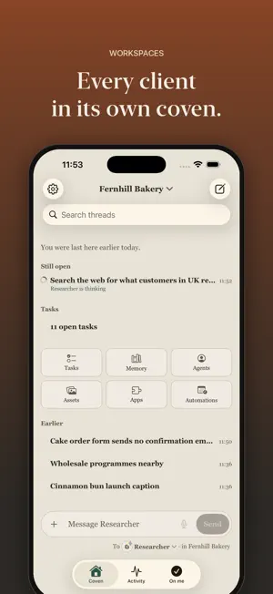 AICoven: Private AI Workspace screenshot 1