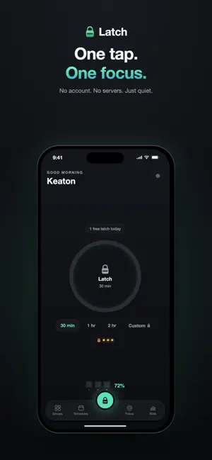 Latch: App Blocker & Focus screenshot 1