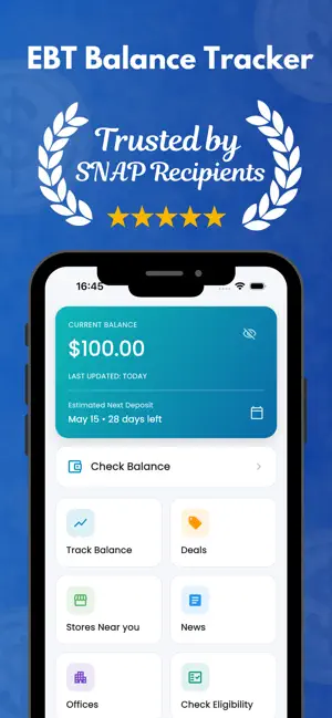 EBT Helper: Benefits & Balance screenshot 1
