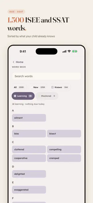 ISEE/SSAT Vocabulary Builder screenshot 1