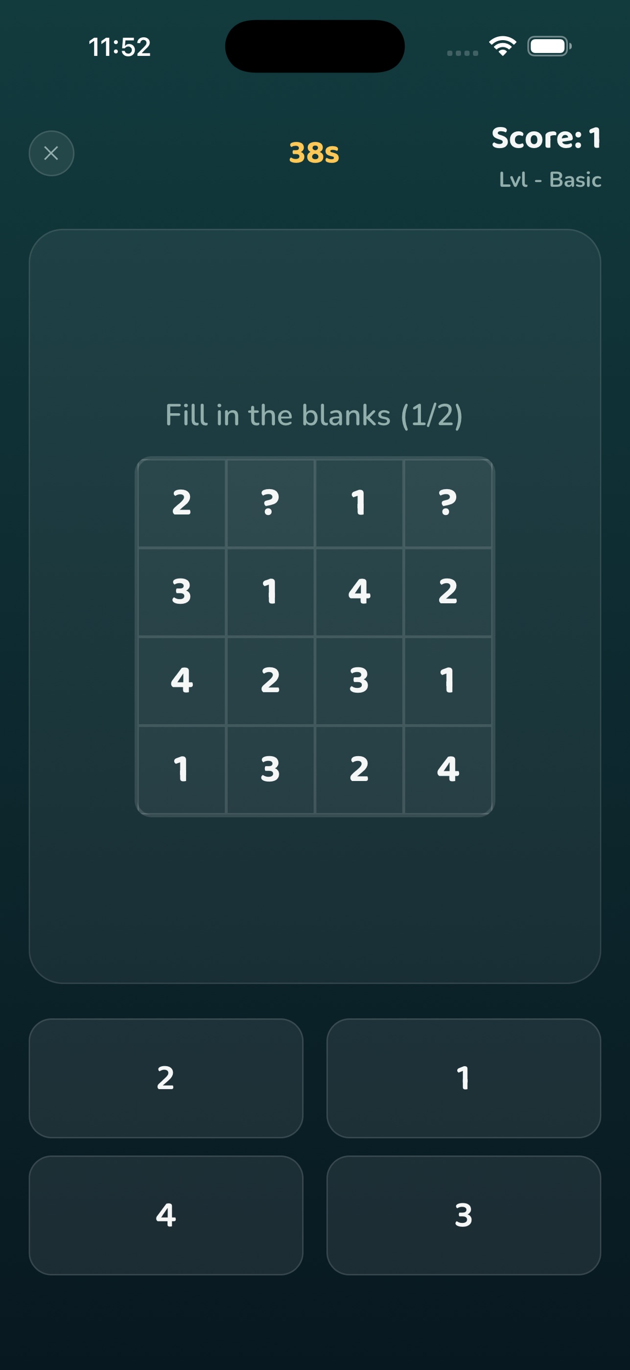 Screenshot 5 of 60 Second Puzzles