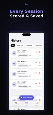 Cue - Live Coach screenshot 2