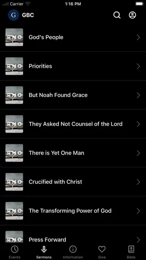 Greeley Baptist Church screenshot 2