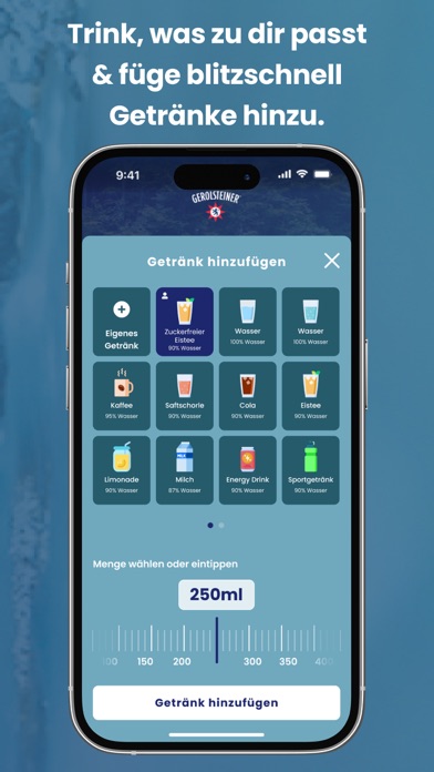 Gerolsteiner TrinkCheck Screenshot