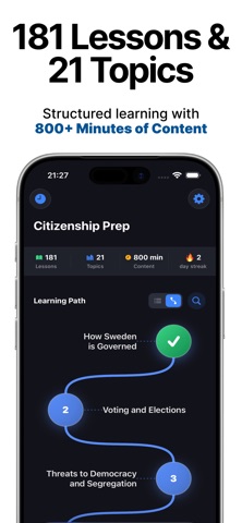 Swedish Citizenship Test‌ Screenshot 3 of 7