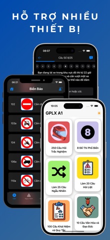 Ôn Thi 250 Câu GPLX A1 iPhone screenshot 3