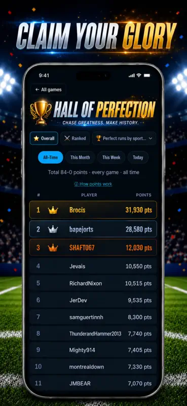 84-0.com: Sports Draft Games screenshot 10 of 10