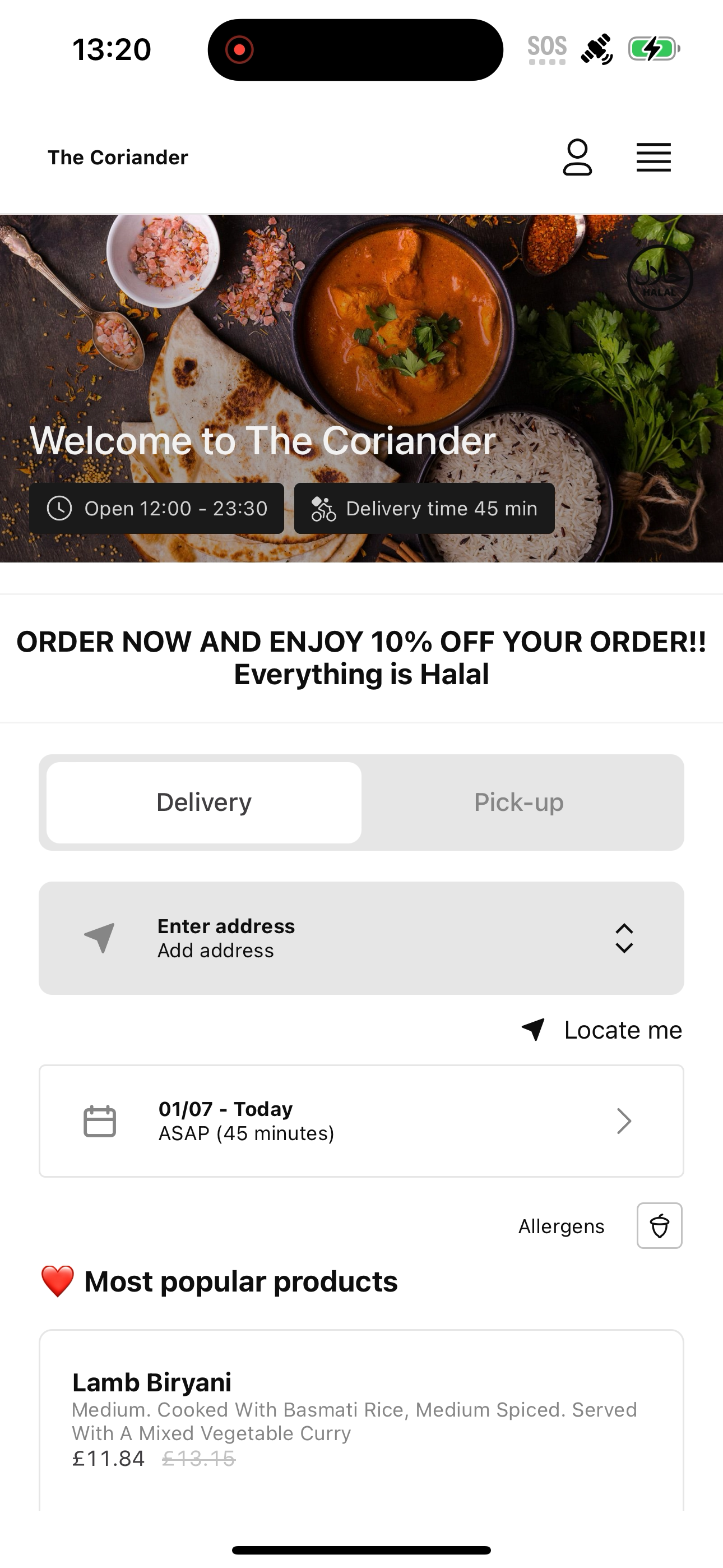 The Coriander Vauxhall screenshot 5