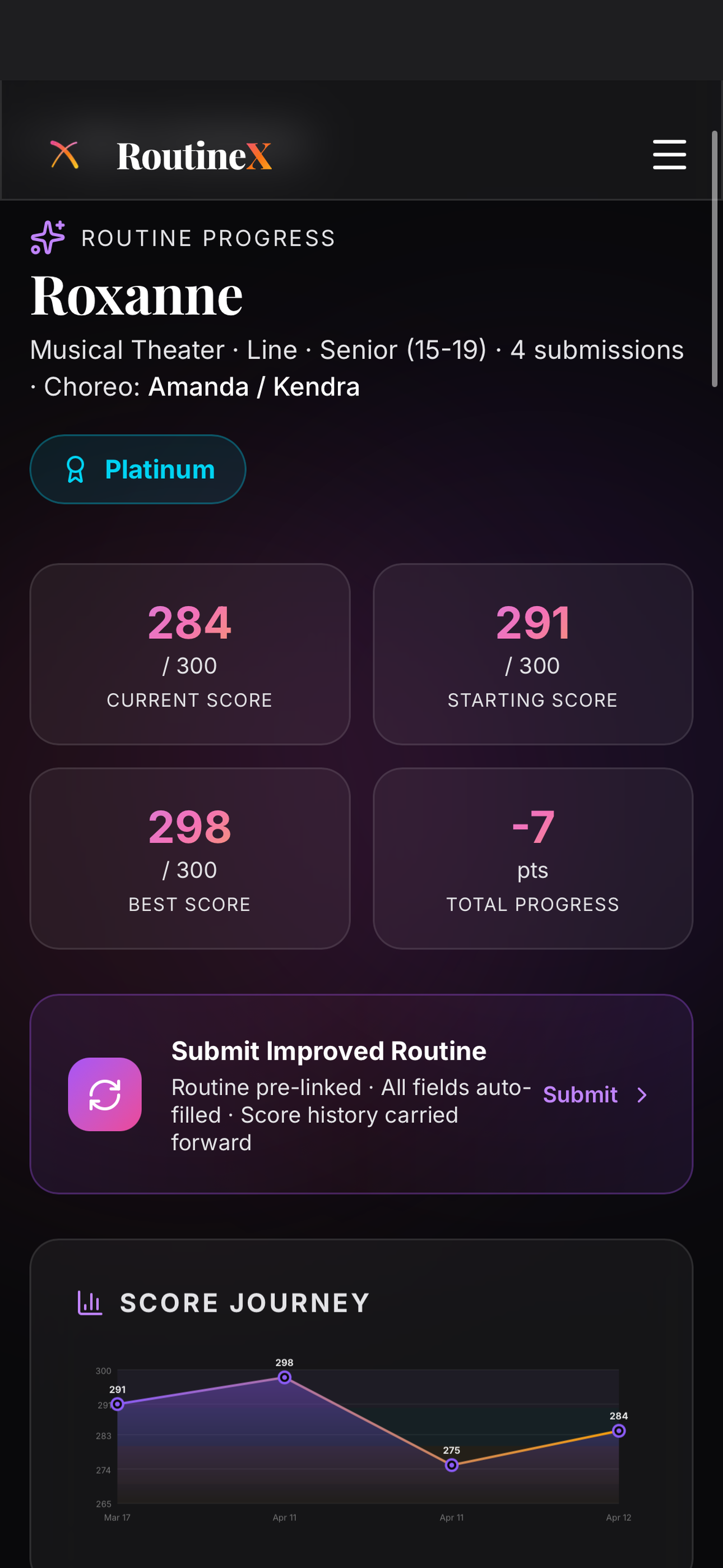 RoutineX: Dance & Cheer AI