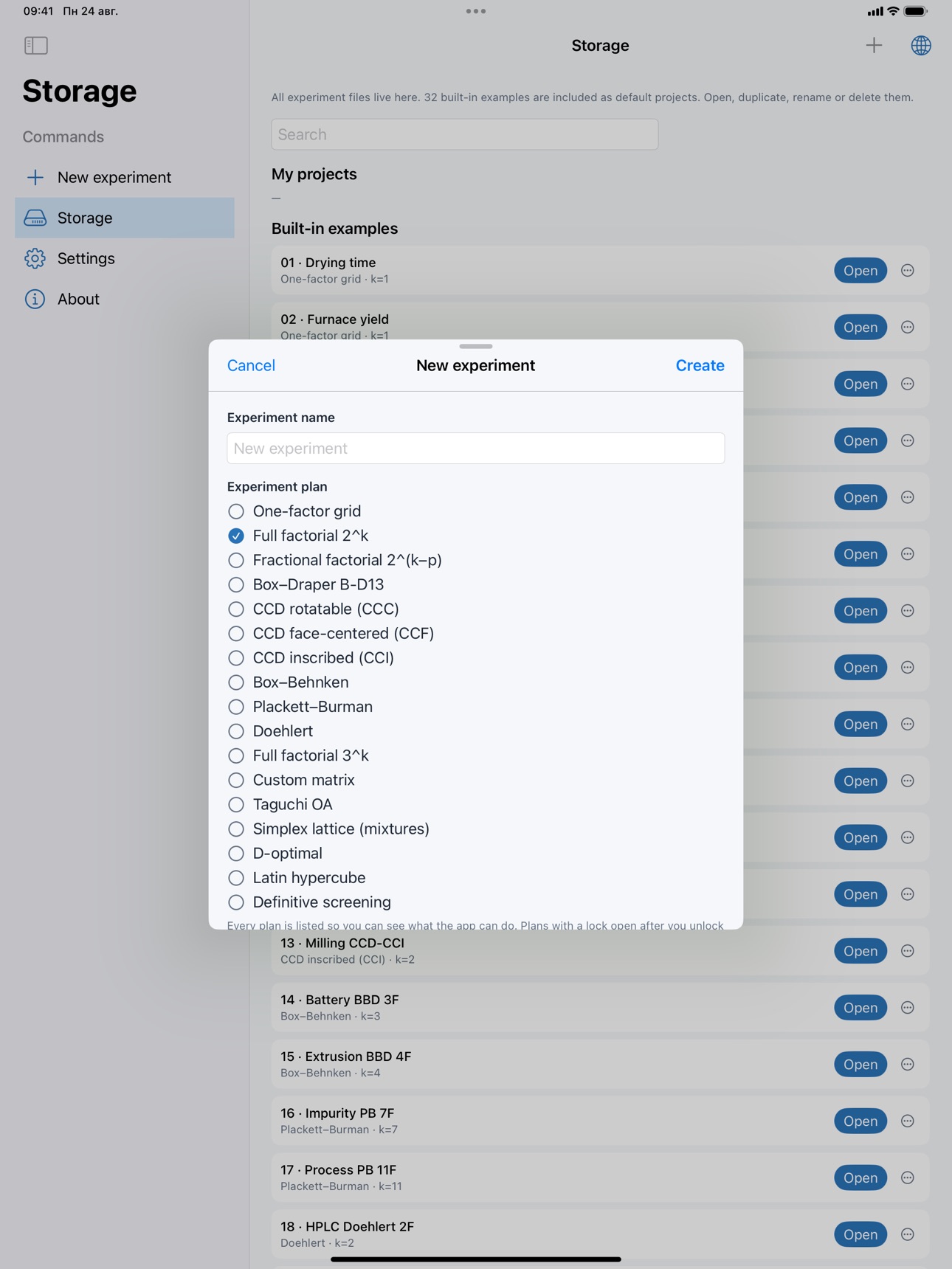 Screenshot 8 of Planned Experiment